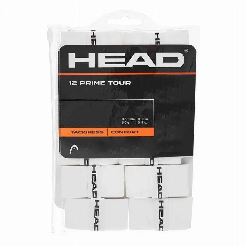 Blister Overgrips Head Prime Tour Blanco 12 Unidades Pádel Elite