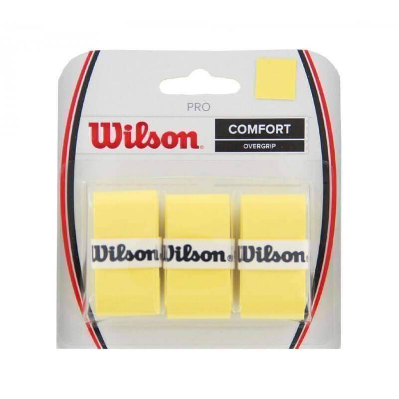 Blister Wilson 3 Overgrips Pro Amarillo Pádel Elite