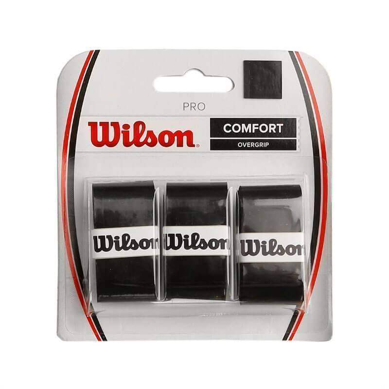 Blister Wilson 3 Overgrips Pro Negro Pádel Élite