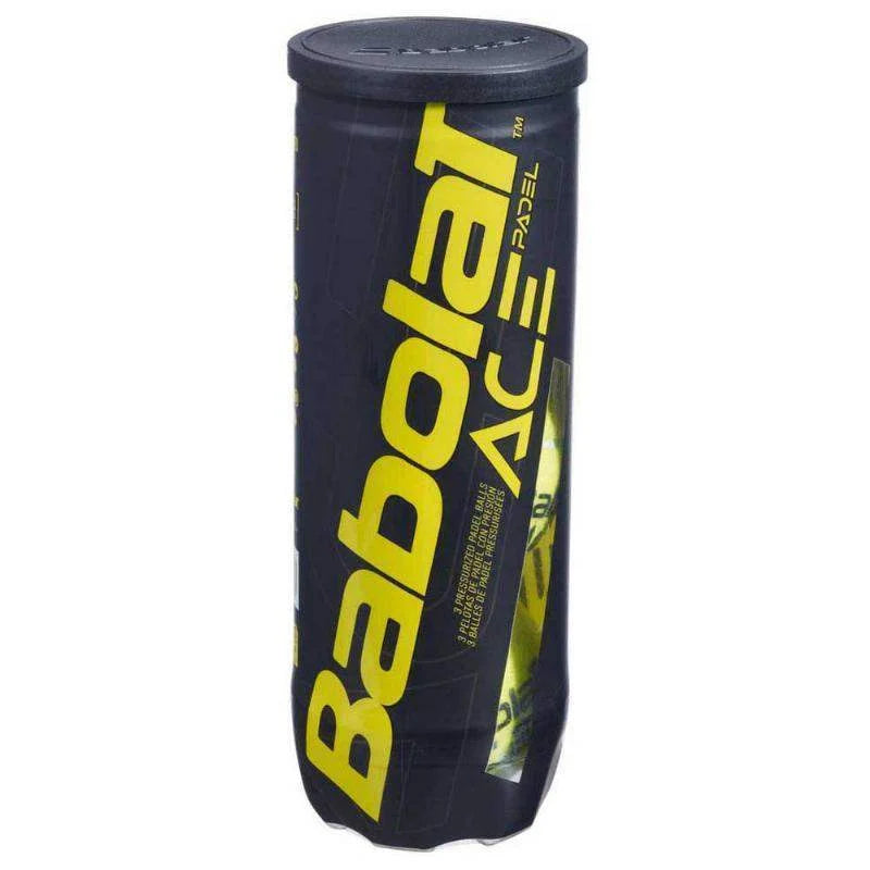 Bote de 3 Pelotas Babolat Ace Padel Pádel Élite