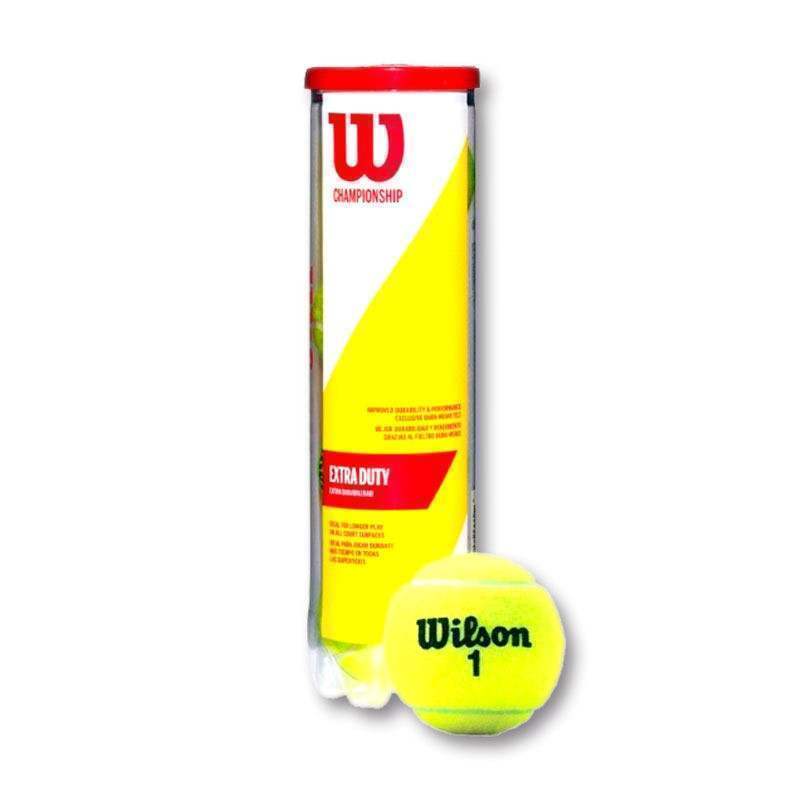 Bote de 4 Pelotas Wilson Championship Extra Duty Pádel Élite