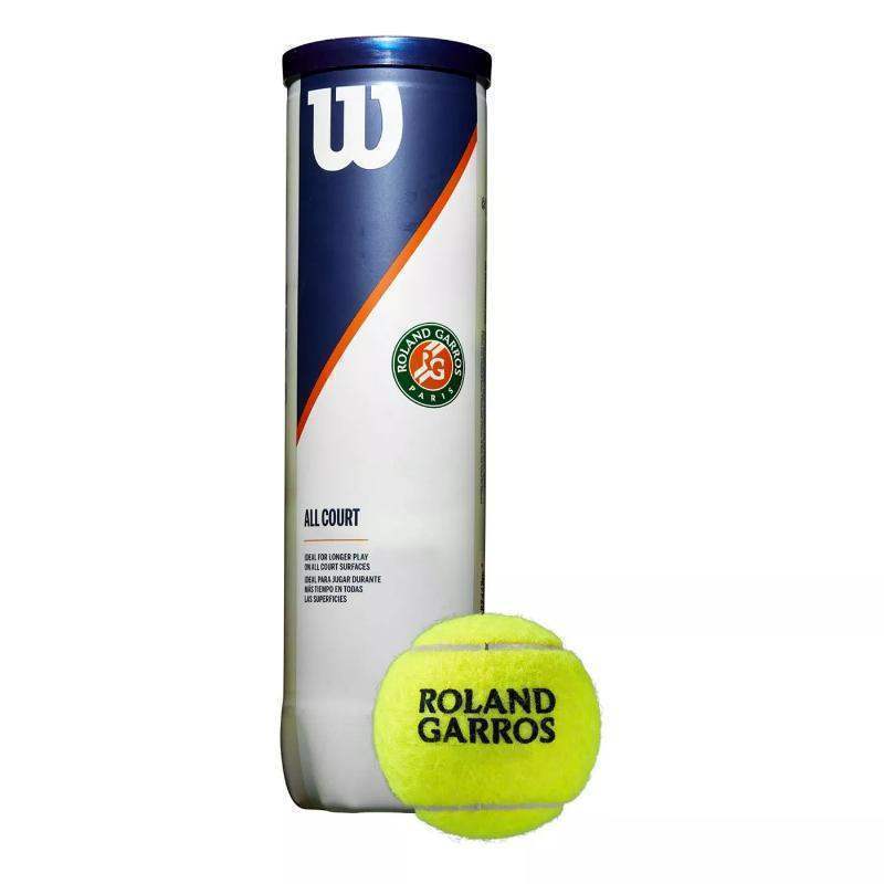 Bote de 4 Pelotas Wilson Roland Garros Pádel Élite