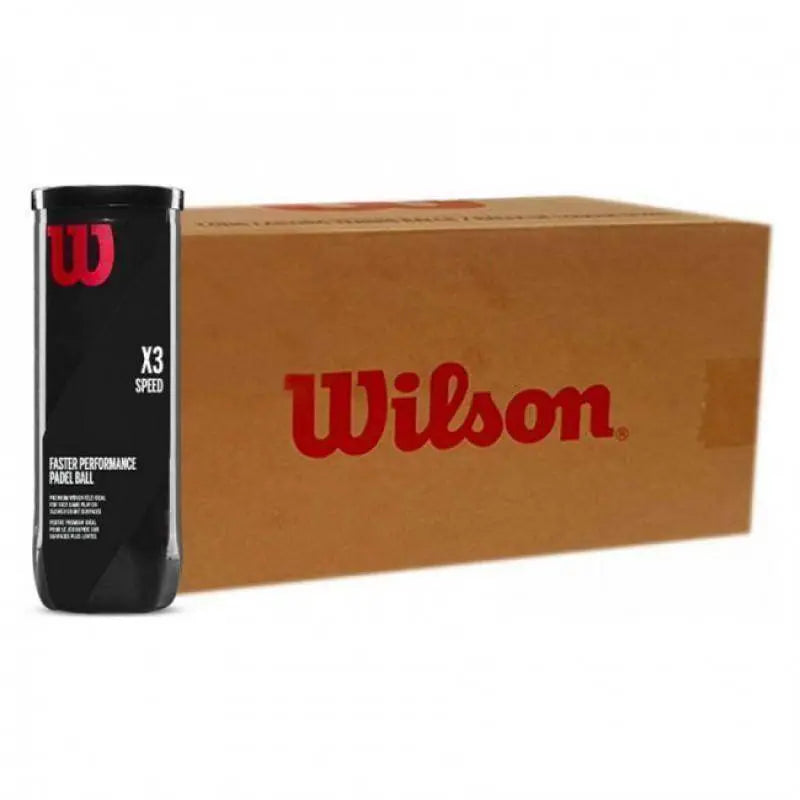 Cajon 72 Pelotas - 24 Botes de 3 uds - Wilson Padel X3 Speed Pádel Elite