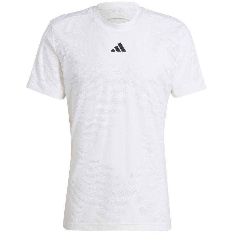 Camiseta Adidas Aeroready Freelift Pro Blanco Pádel Élite