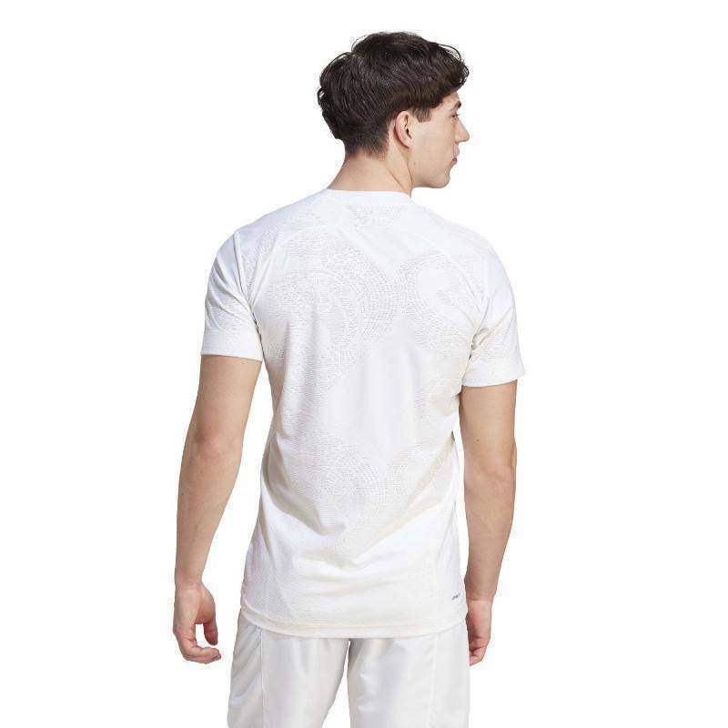 Camiseta Adidas Aeroready Freelift Pro Blanco Pádel Élite