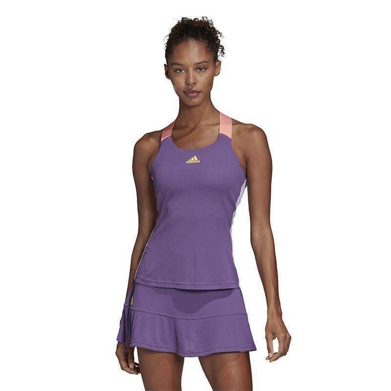 Camiseta Adidas Heat Ready Violeta Pádel Élite