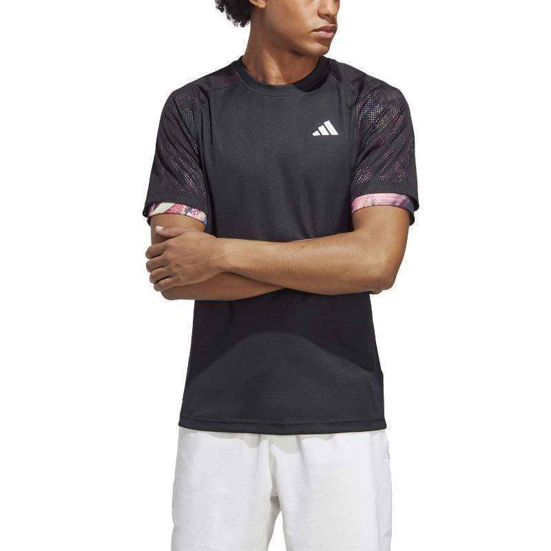 Camiseta Adidas Melbourne Ergo Negro Pádel Élite