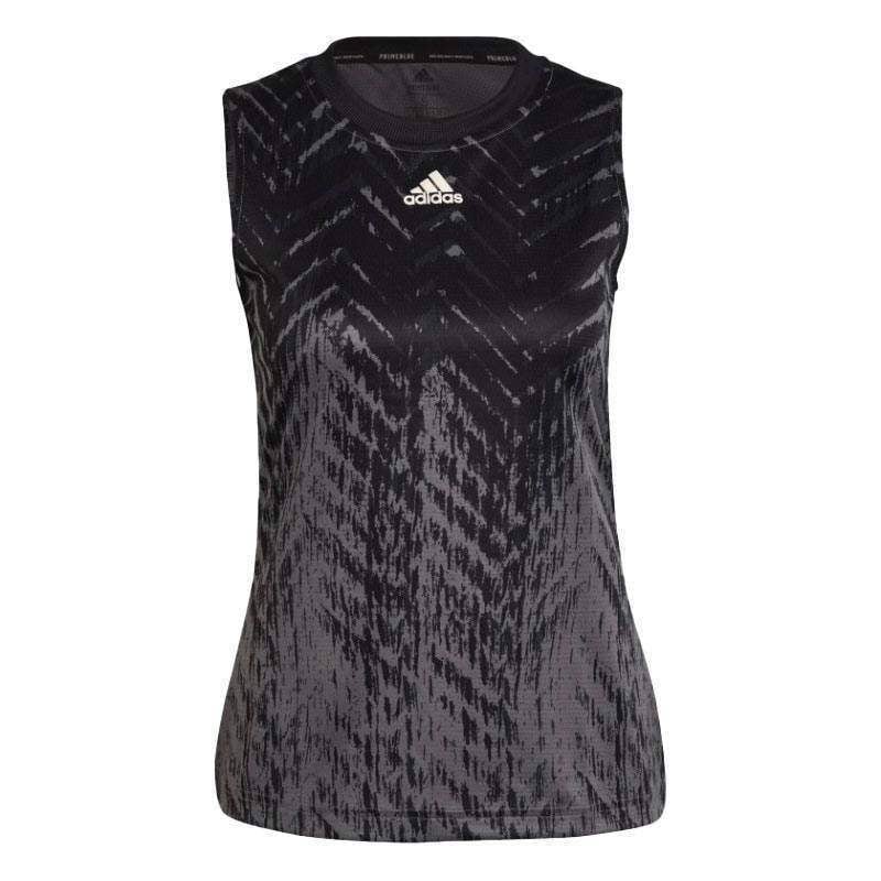 Camiseta Adidas PrimeBlue Match Printed Negro Pádel Élite