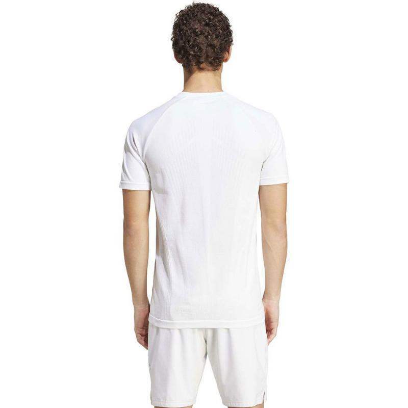 Camiseta Adidas Seamless Freelift Pro Blanco Pádel Élite