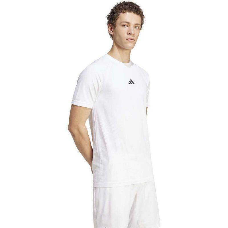 Camiseta Adidas Seamless Freelift Pro Blanco Pádel Élite