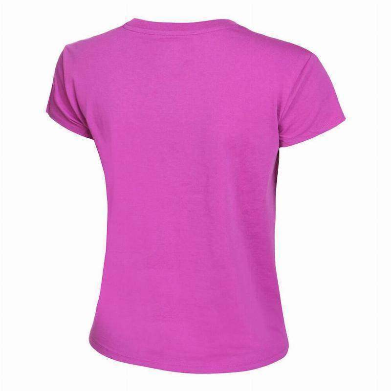 Camiseta Asics Big Logo Tee Lavanda Mujer Pádel Élite