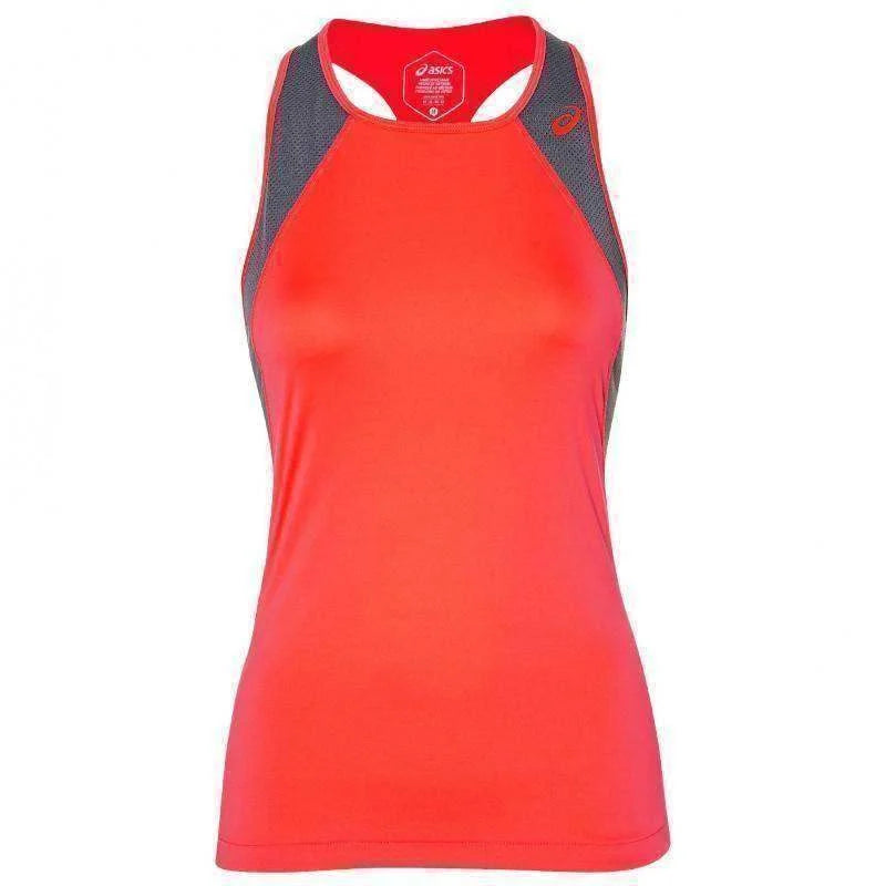 Camiseta Asics Club Flash Coral Pádel Élite