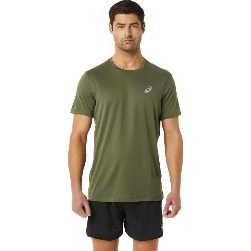 Camiseta Asics Core SS Top Verde Oscuro Pádel Élite