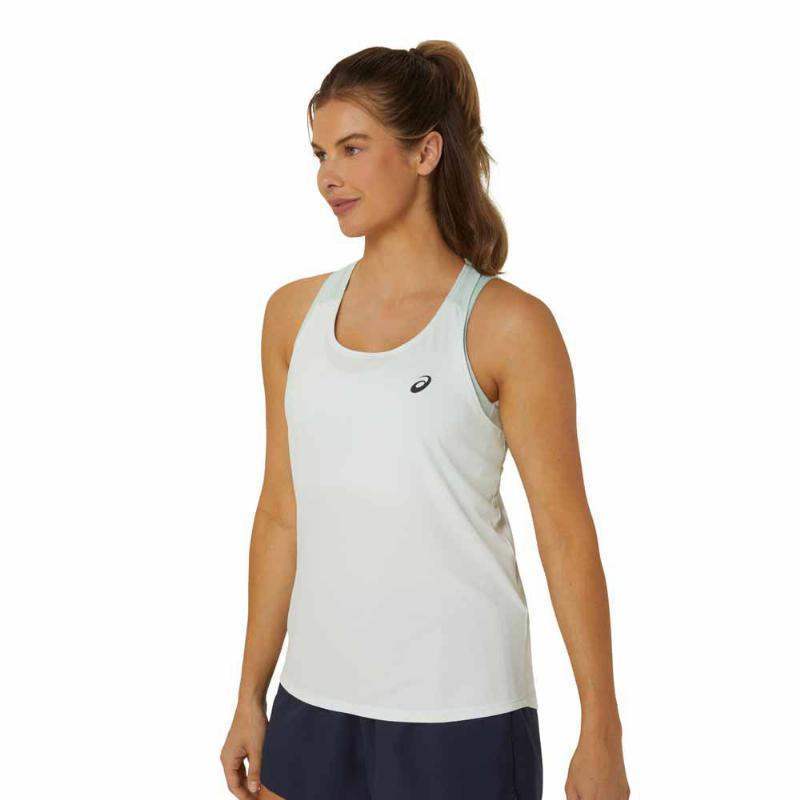 Camiseta Asics Court Azul Pale Mujer Pádel Élite