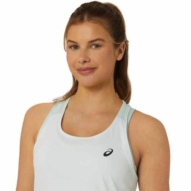 Camiseta Asics Court Azul Pale Mujer Pádel Élite