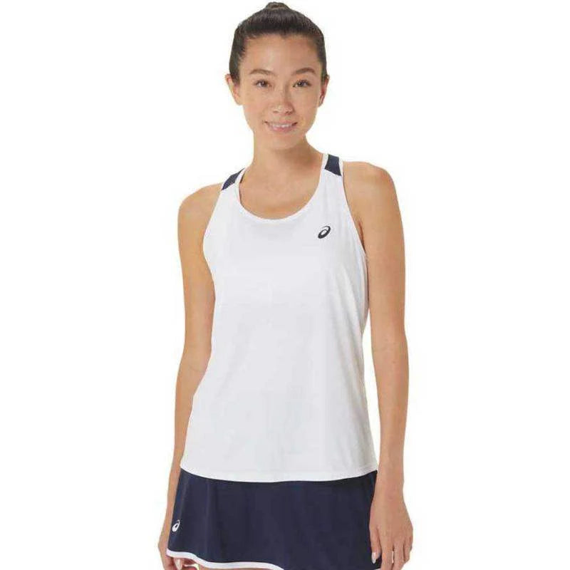 Camiseta Asics Court Blanco Pádel Élite