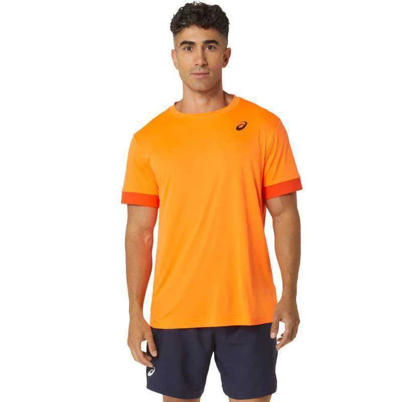 Camiseta Asics Court Naranja Koi Pádel Élite