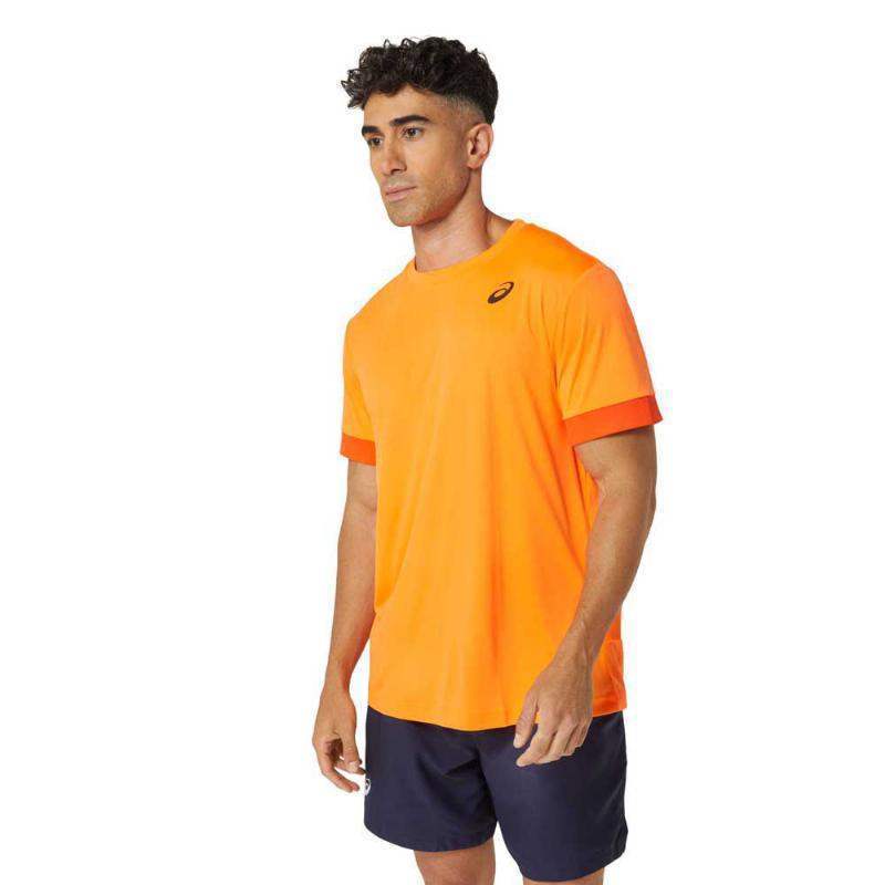 Camiseta Asics Court Naranja Koi Pádel Élite