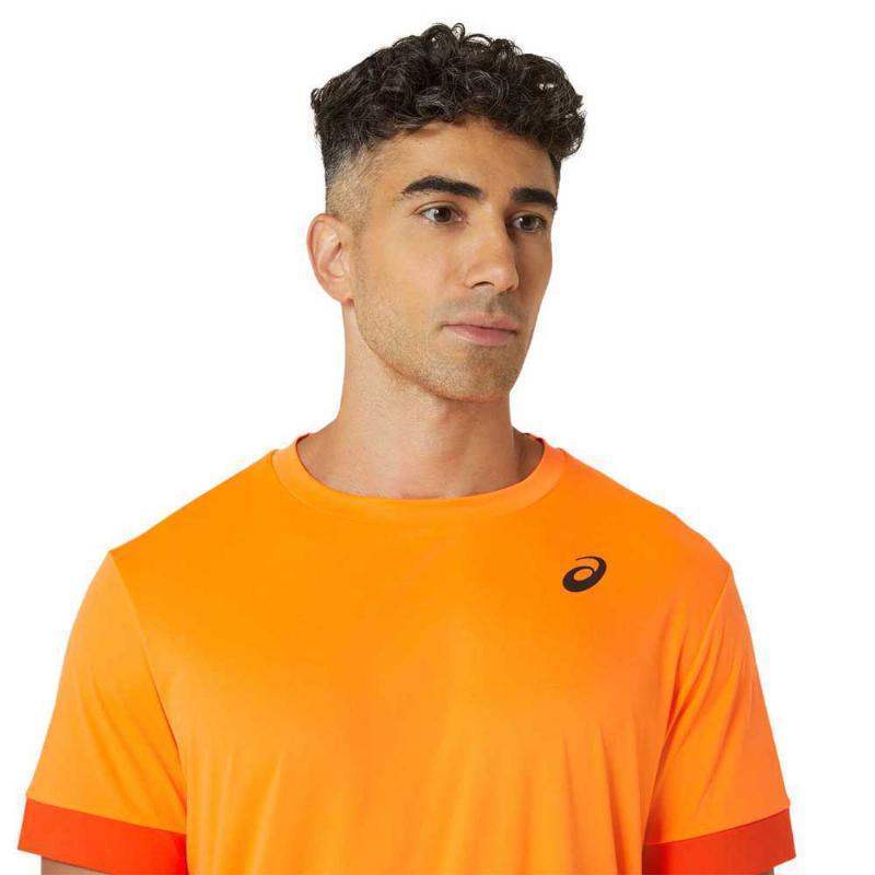 Camiseta Asics Court Naranja Koi Pádel Élite