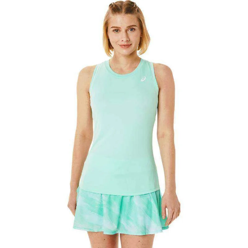 Camiseta Asics Court Verde Hielo Fresco Mujer Pádel Élite