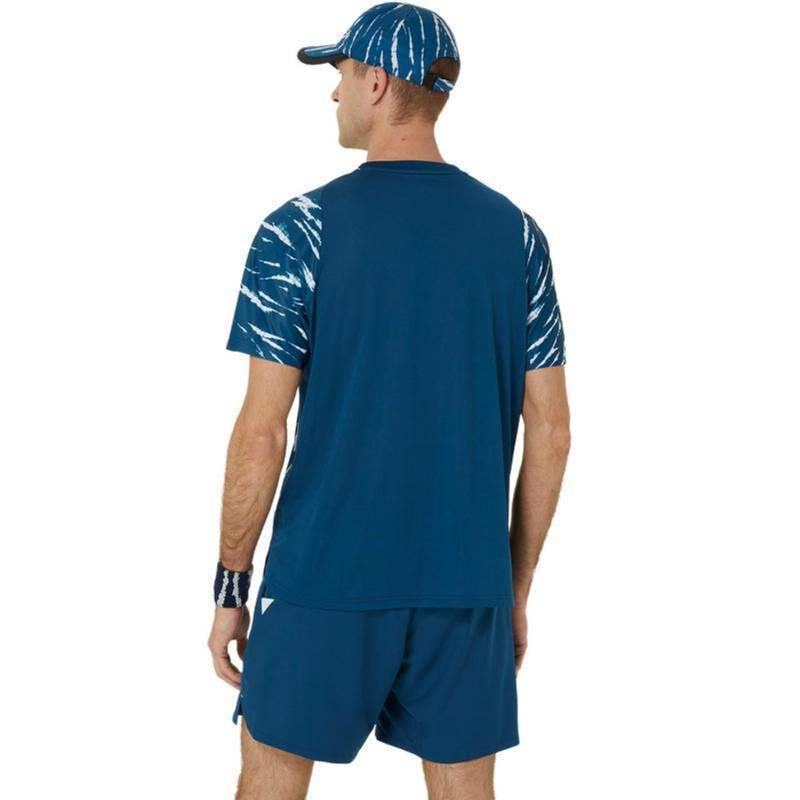 Camiseta Asics Game Azul Mako Pádel Élite