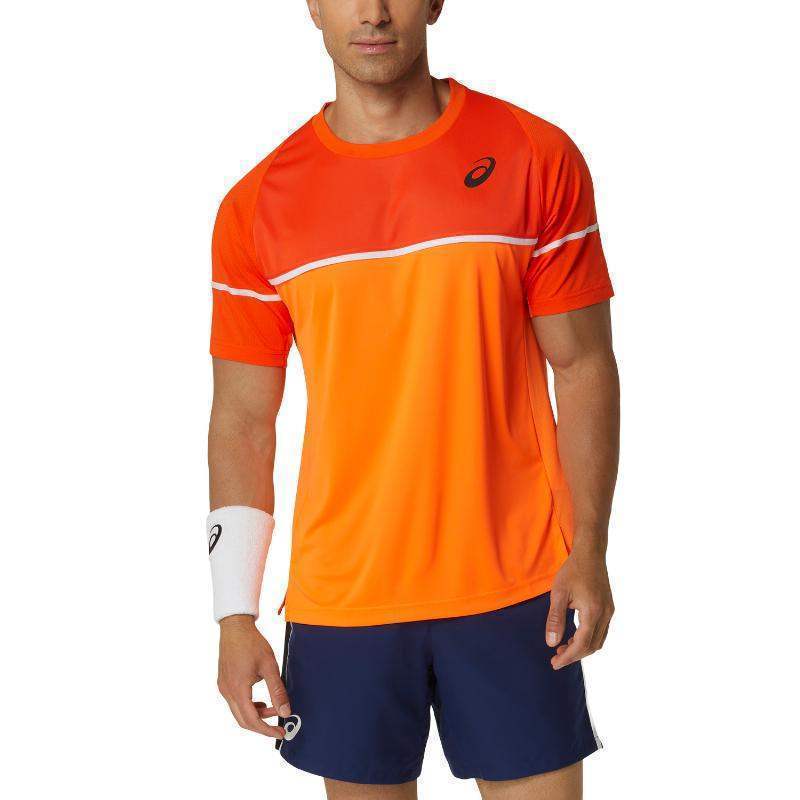 Camiseta Asics Game Koi Naranja Pádel Élite