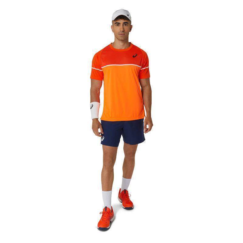 Camiseta Asics Game Koi Naranja Pádel Élite