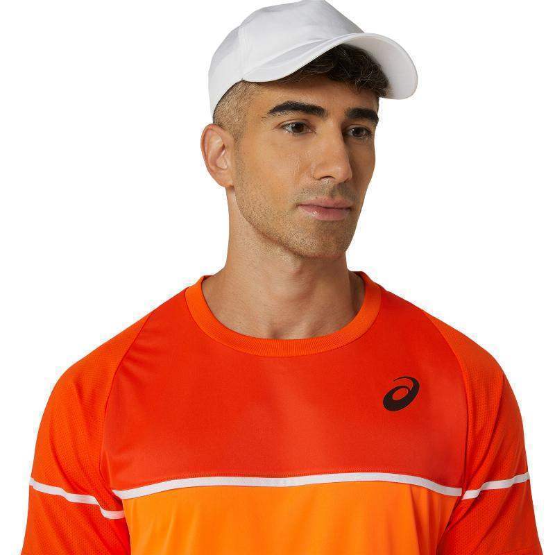 Camiseta Asics Game Koi Naranja Pádel Élite