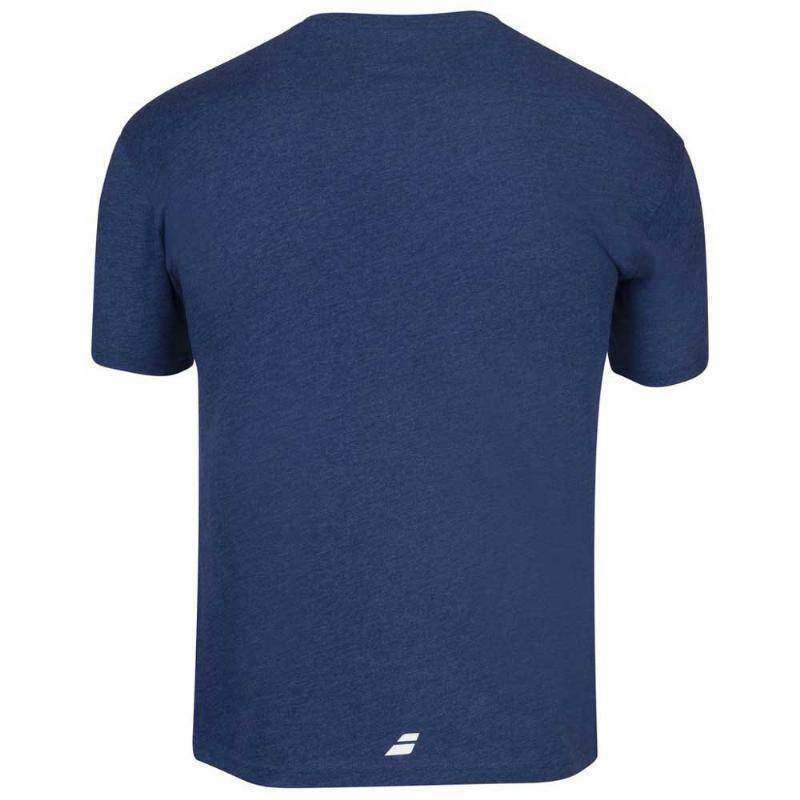 Camiseta Babolat Exercise Azul Oscuro Jaspeado Pádel Élite