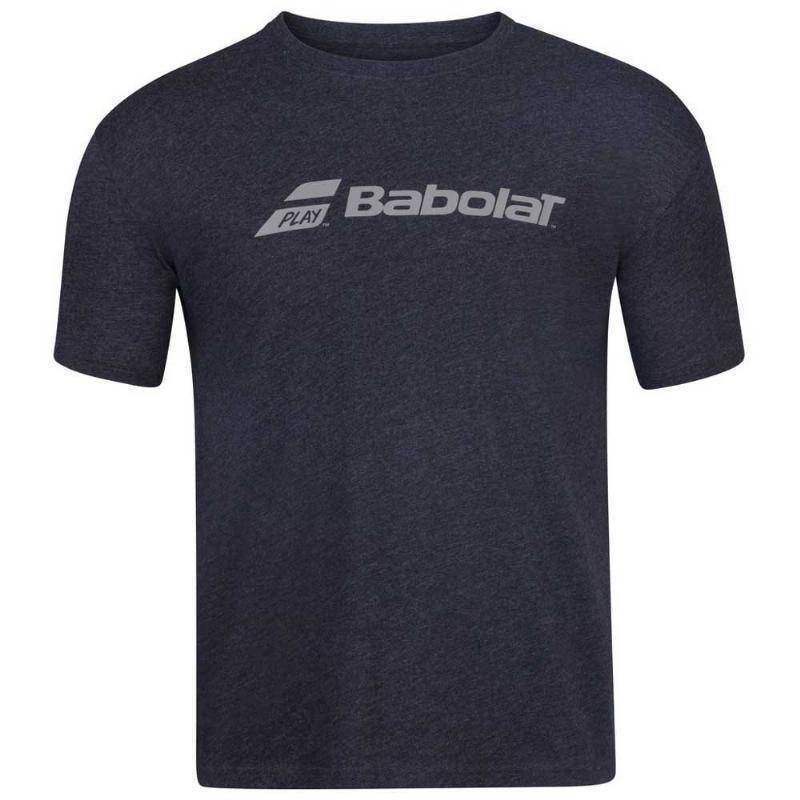 Camiseta Babolat Exercise Negro Jaspeado Pádel Élite