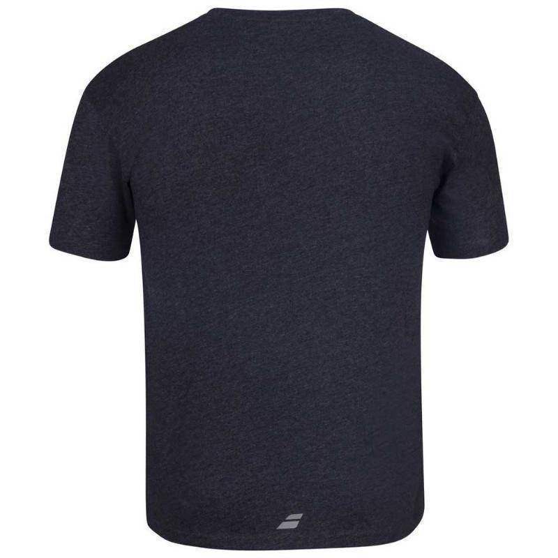 Camiseta Babolat Exercise Negro Jaspeado Pádel Élite