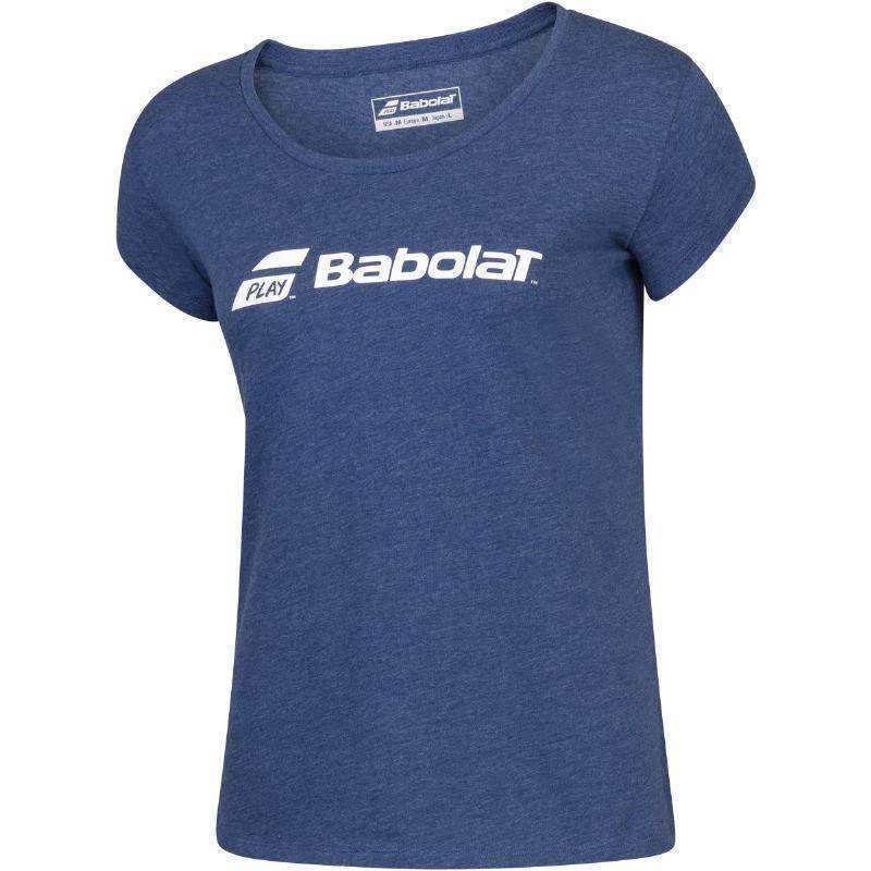 Camiseta Babolat ExerciseTee Azul Marino Mujer Pádel Élite