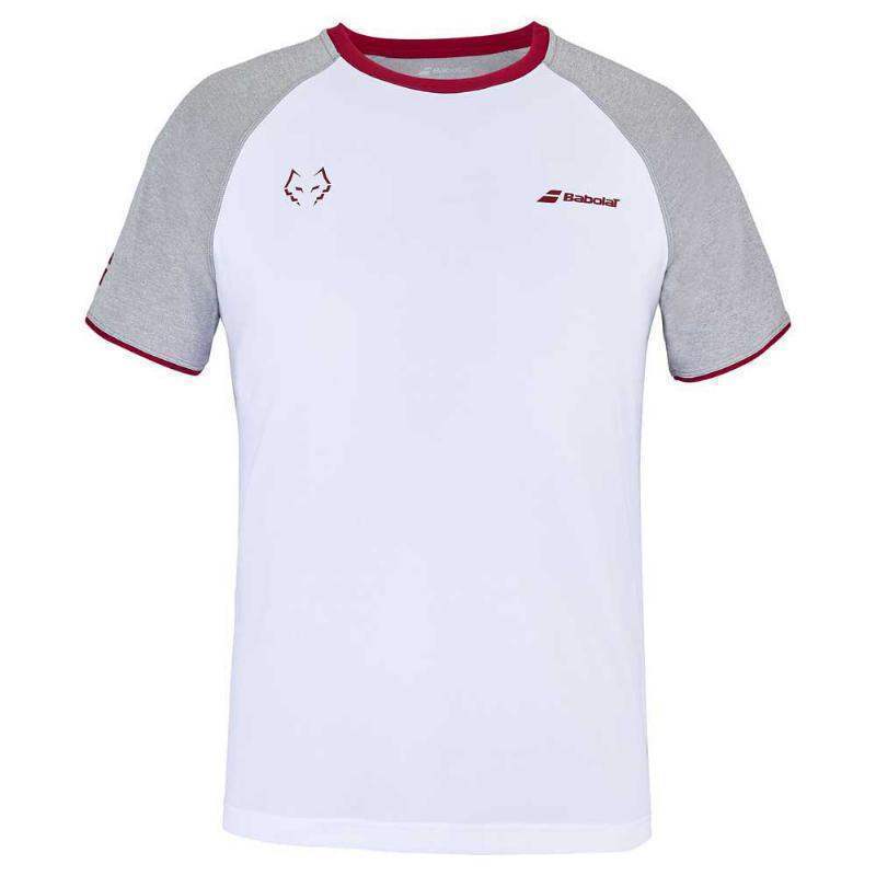 Camiseta Babolat Juan Lebron Blanco Pádel Élite