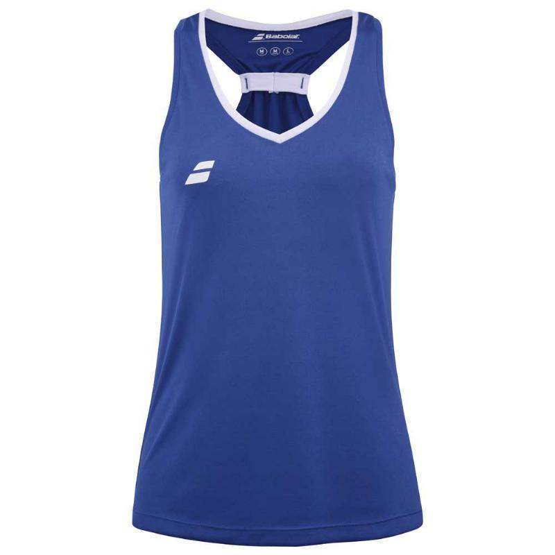 Camiseta Babolat Top Azul Oscuro Mujer Pádel Élite