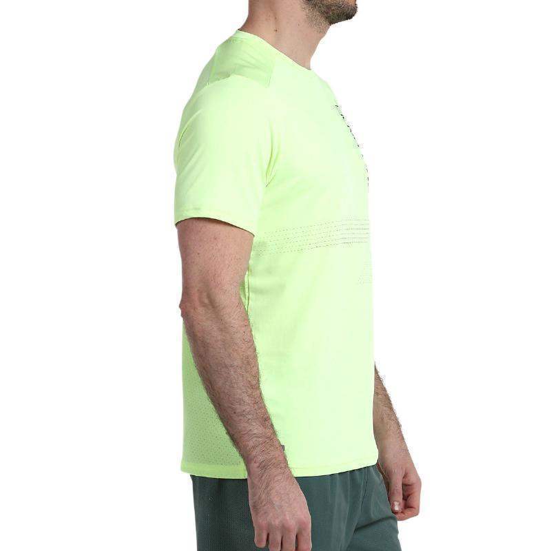 Camiseta Bullpadel Adive Amarillo Azufre Fluor Pádel Élite