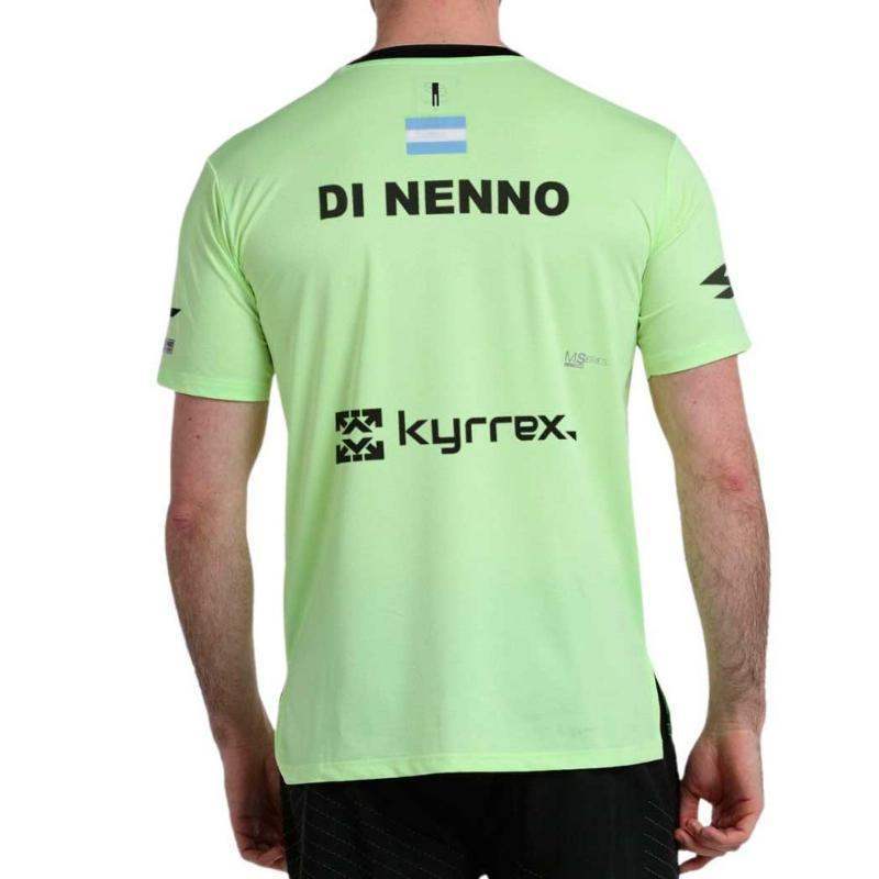 Camiseta Bullpadel Di Nenno Premier Padel Acilo Amarillo Azufre Fluor Pádel Élite