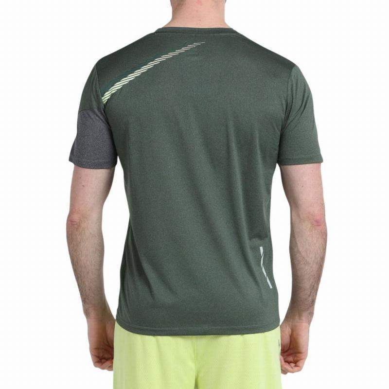 Camiseta Bullpadel Letra Verde Oliva Vigore Pádel Élite