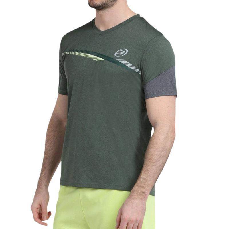 Camiseta Bullpadel Letra Verde Oliva Vigore Pádel Élite