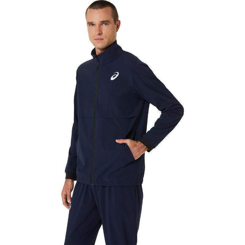 Chaqueta Asics Match Azul Medianoche Pádel Élite