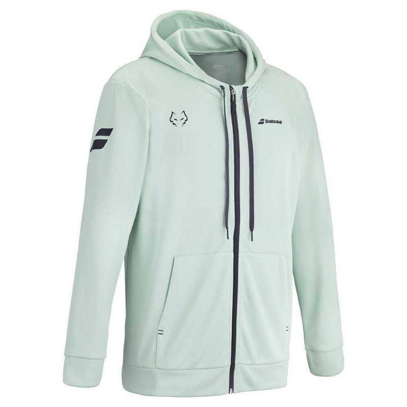 Chaqueta Babolat Juan Lebron Hood Verde Pádel Élite