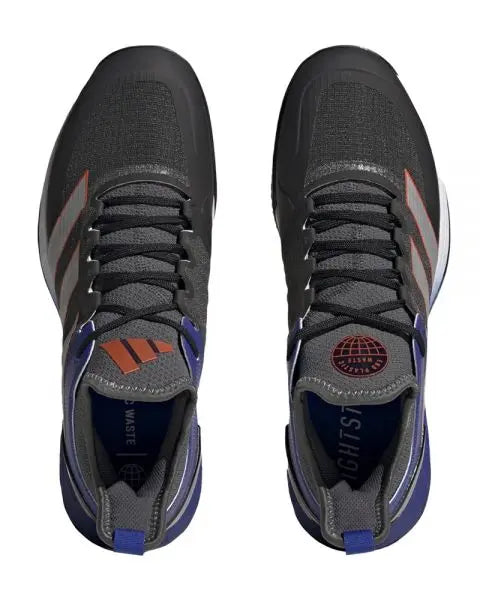 ZAPATILLAS ADIDAS ADIZERO UBERSONIC 4 CLAY NEGRO GRIS RevolutionPadel