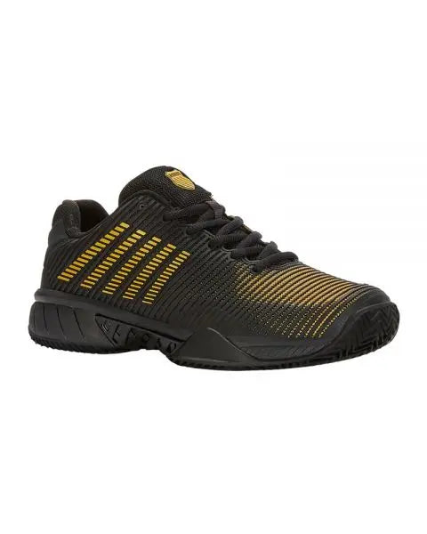 ZAPATILLAS KSWISS HYPERCOURT EXPRESS 2 NEGRO Y AMARILLO RevolutionPadel