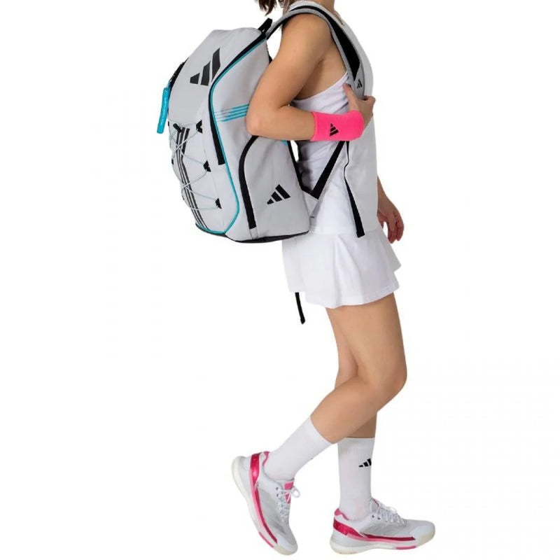 Mochila Adidas Marta Ortega Protour 3.4 Blanco Tiza Pádel Elite