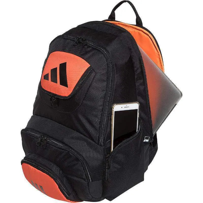 Mochila Adidas Protour 3.2 Negro Naranja Pádel Elite