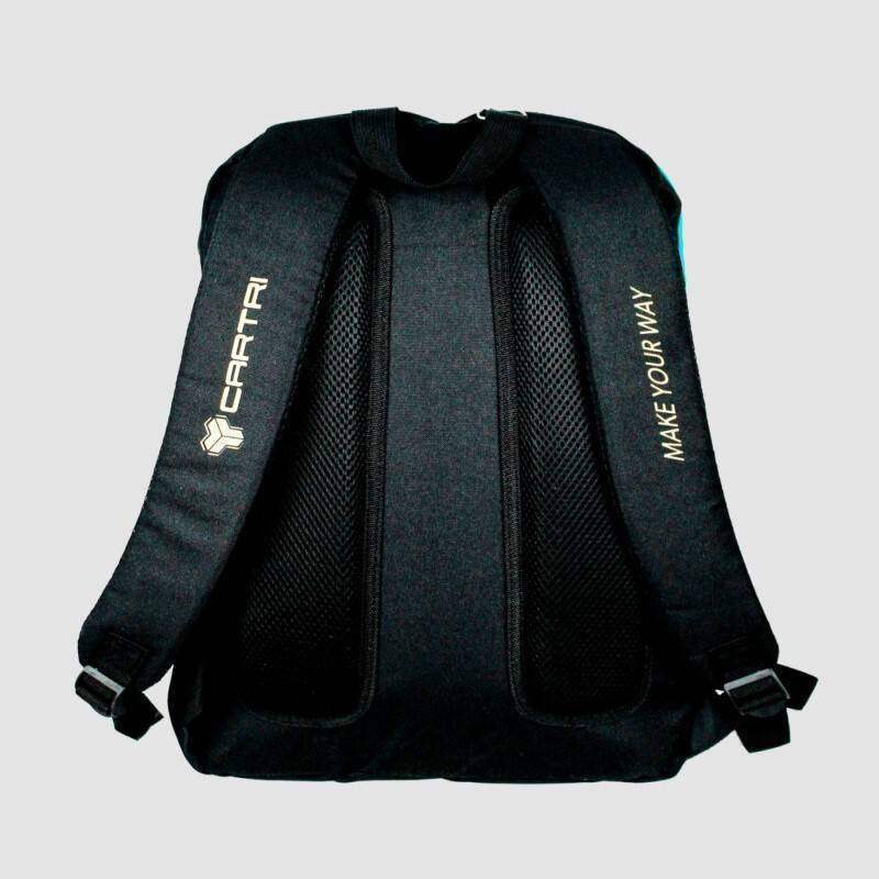 Mochila Cartri Neferu Negro Oro Pádel Elite