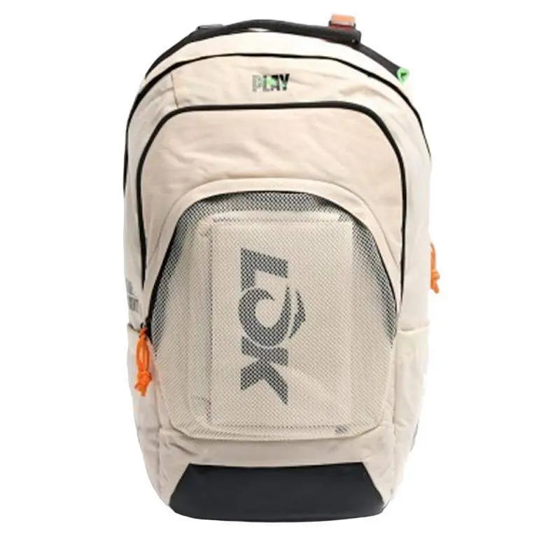 Mochila Lok Maxx Blanco Roto Naranja Pádel Elite