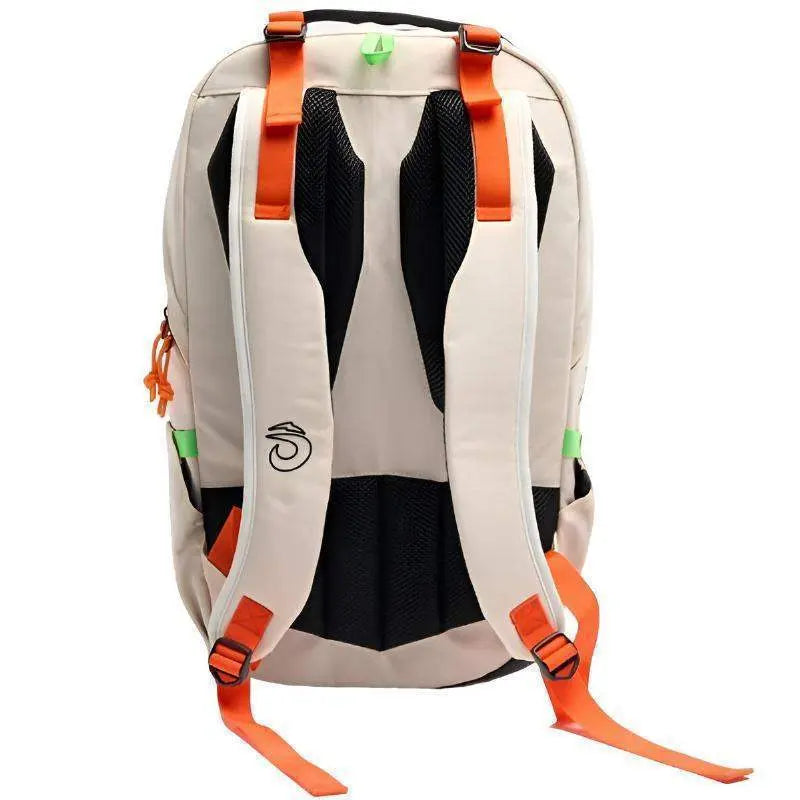 Mochila Lok Maxx Blanco Roto Naranja Pádel Elite