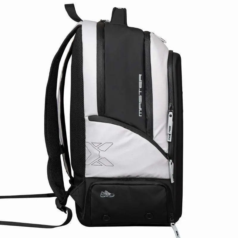 Mochila Nox AT10 Luxury Master Series Negro Blanco Pádel Elite