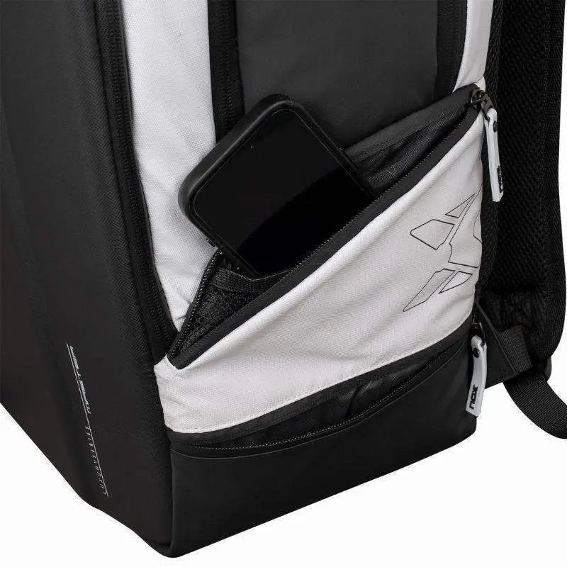 Mochila Nox AT10 Luxury Master Series Negro Blanco Pádel Elite