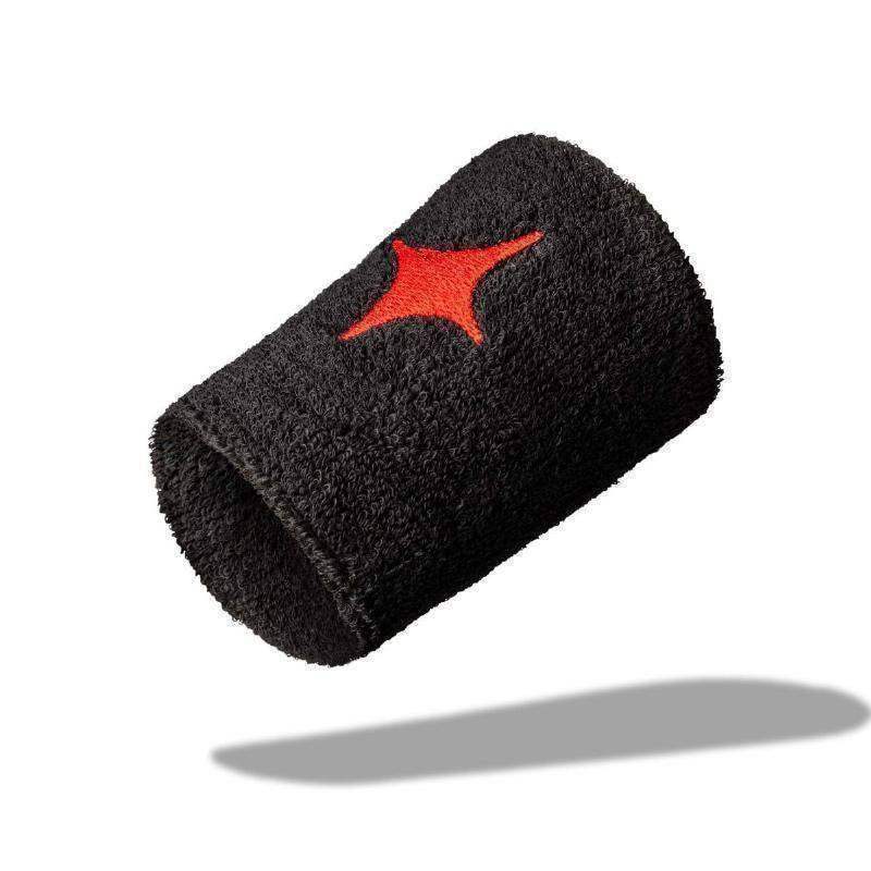 Muñequera StarVie Negro Rojo 1 Unidad Pádel Élite